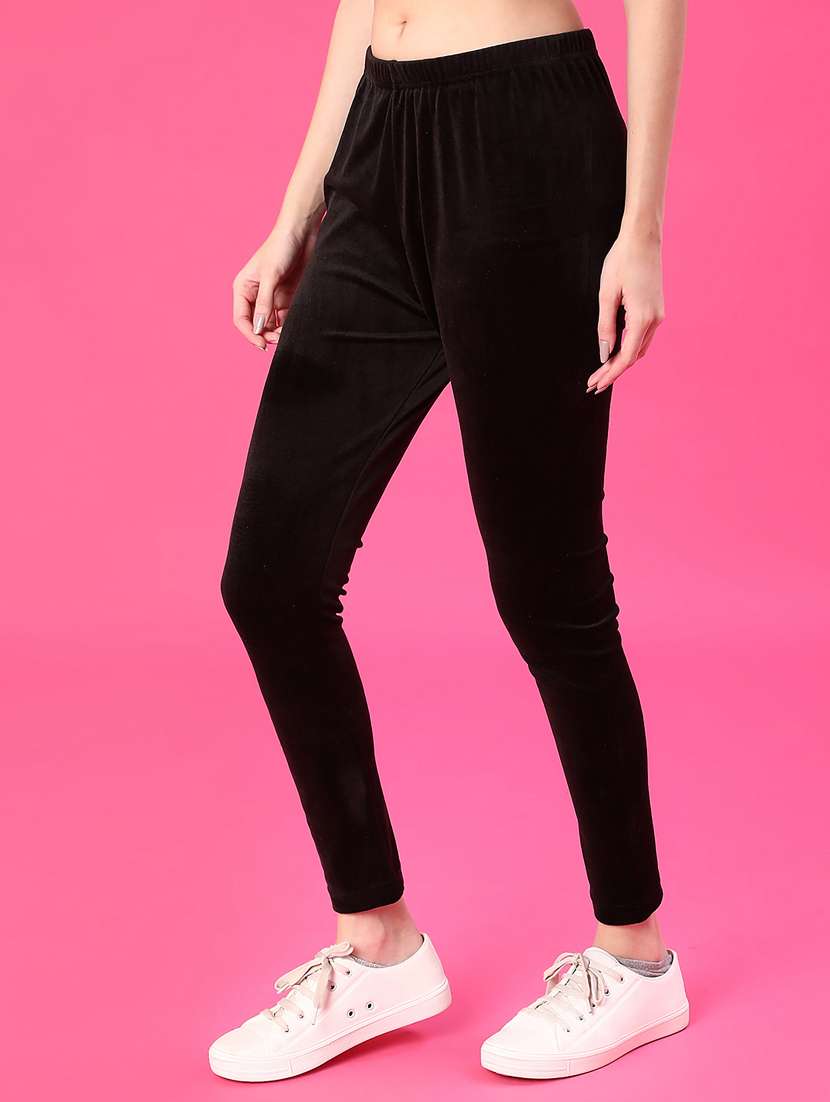 women solid ankle length woolen leggings - 21982631 -  Standard Image - 1