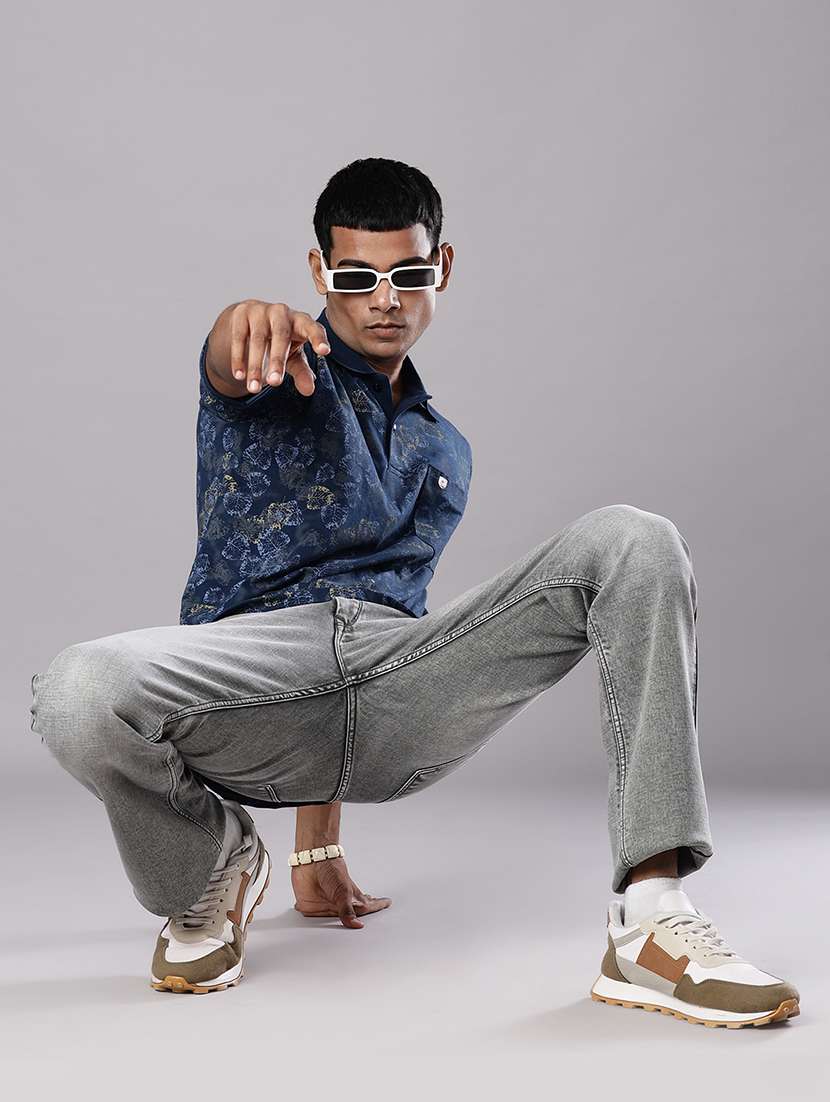 men printed short sleeve regular fit polo t-shirt - 21982682 -  Standard Image - 4