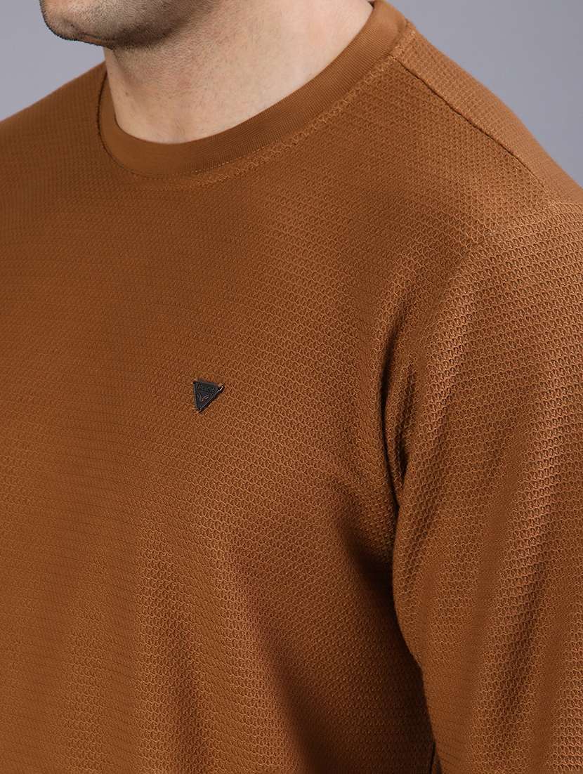 men solid long sleeve regular fit t-shirt - 21982750 -  Standard Image - 4