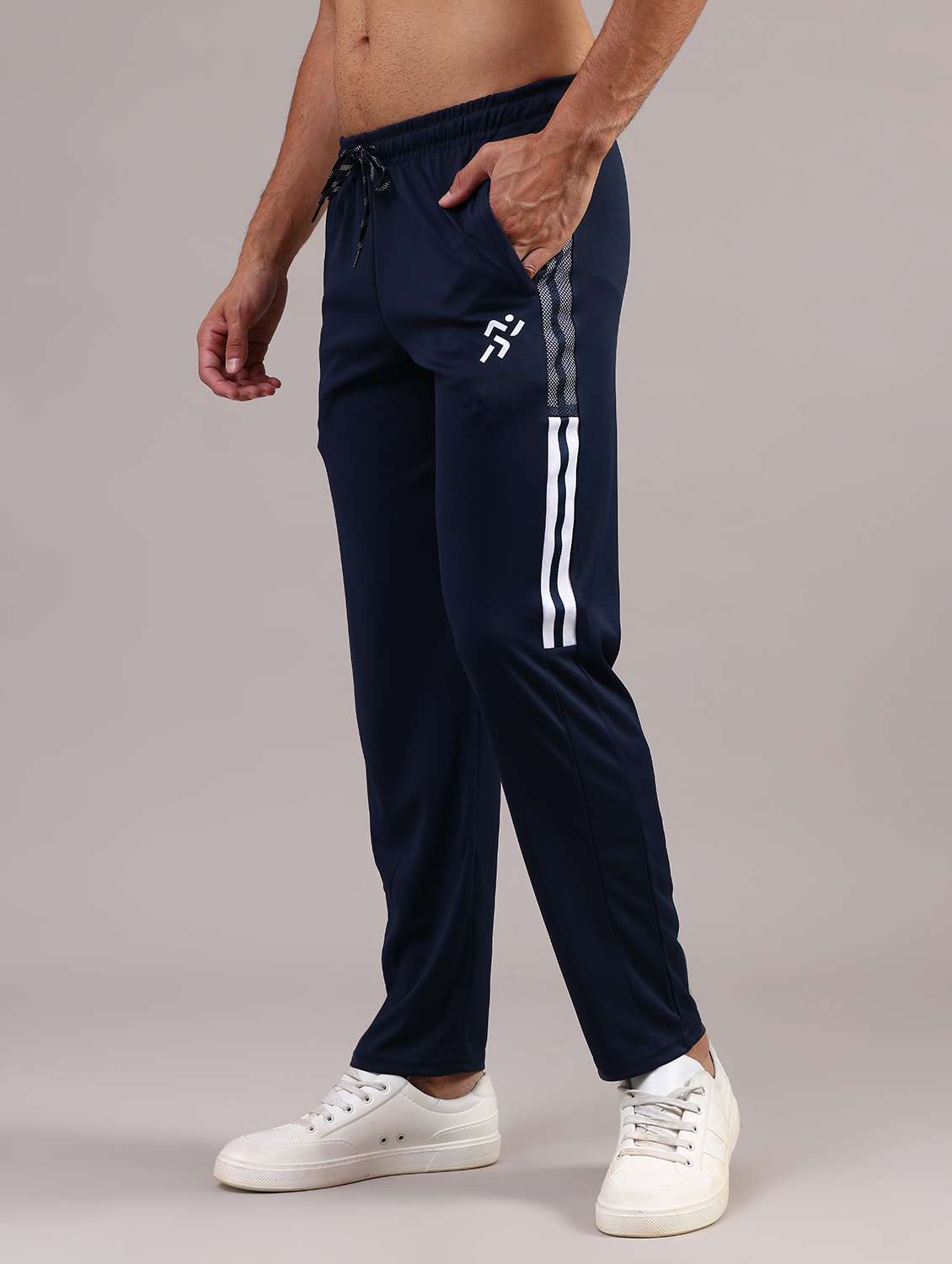 men tapered mid rise full length track pant - 21982794 -  Standard Image - 6