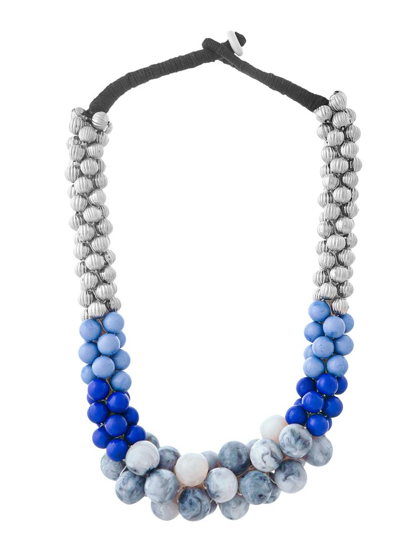ethnic tribal handmade resin beaded fashion necklace - 21982833 -  Standard Image - 1