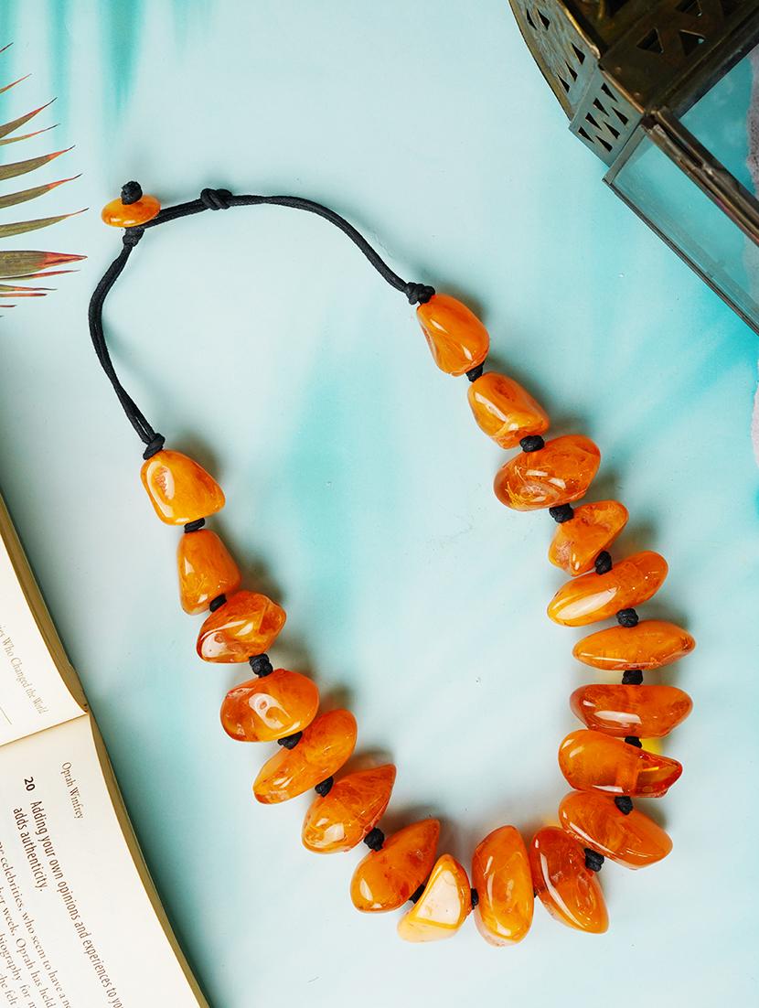 ethnic tribal handmade resin beaded fashion necklace - 21982843 - Zoom Image - 0