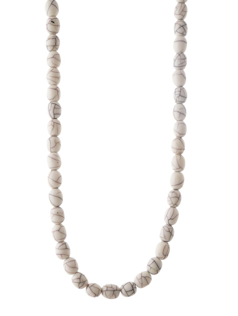 tribal handmade resin beaded fashion long necklace - 21982849 -  Standard Image - 1