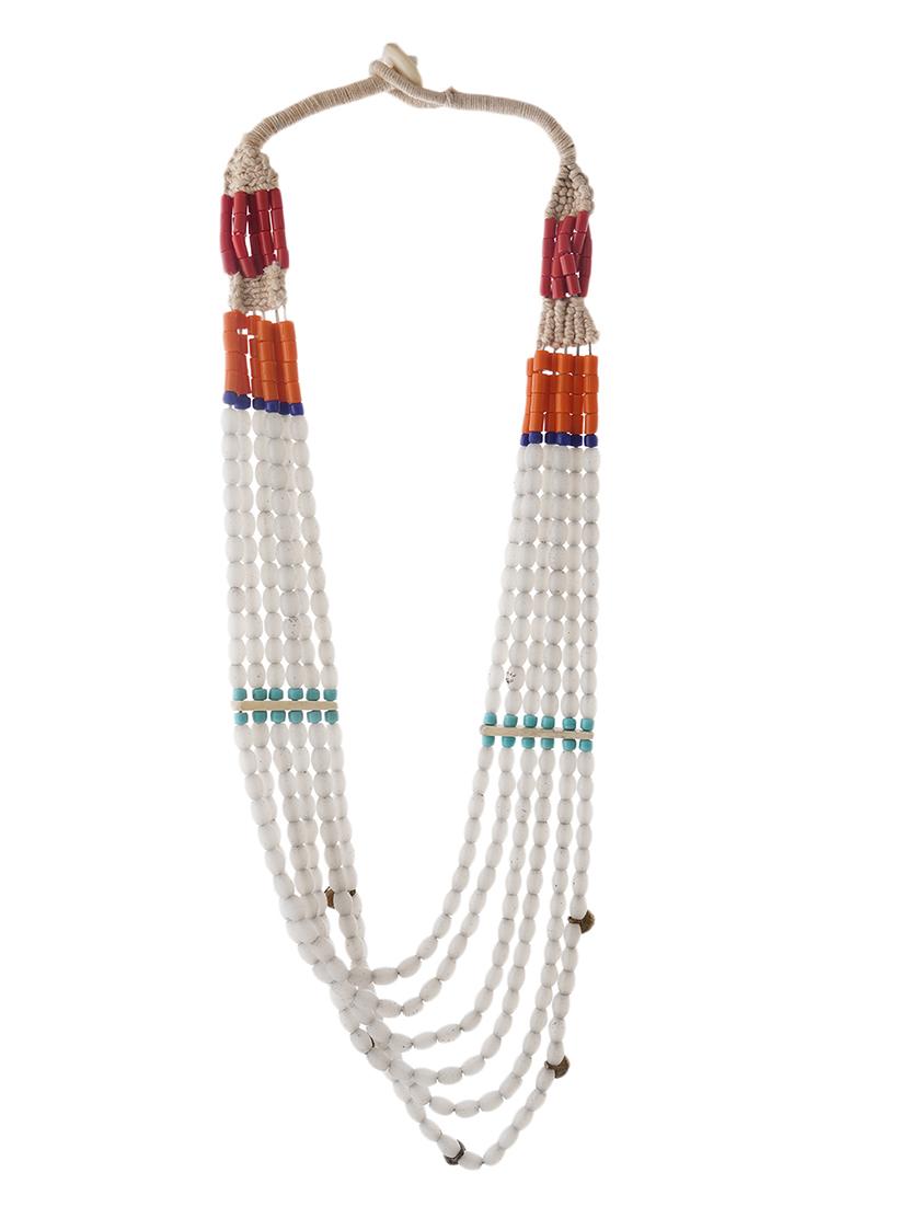 ethnic naga tribal handmade resin beaded fashion long necklace - 21982853 -  Standard Image - 1