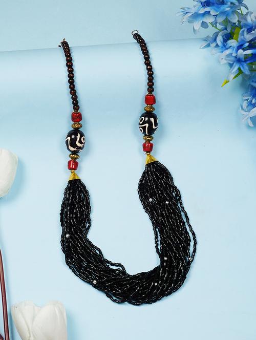 ethnic naga tribal handmade resin beaded fashion long necklace - 21982859 -  Standard Image - 0