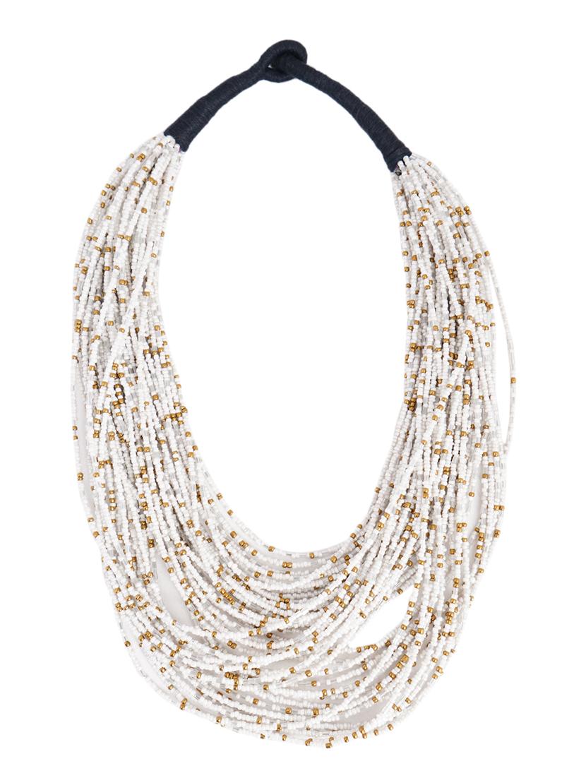 ethnic tribal handmade resin beaded fashion long necklace - 21982862 -  Standard Image - 1