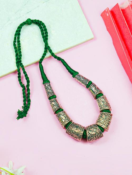 ethnic tribal handmade resin beaded fashion necklace - 21982868 - Standard Image - 0