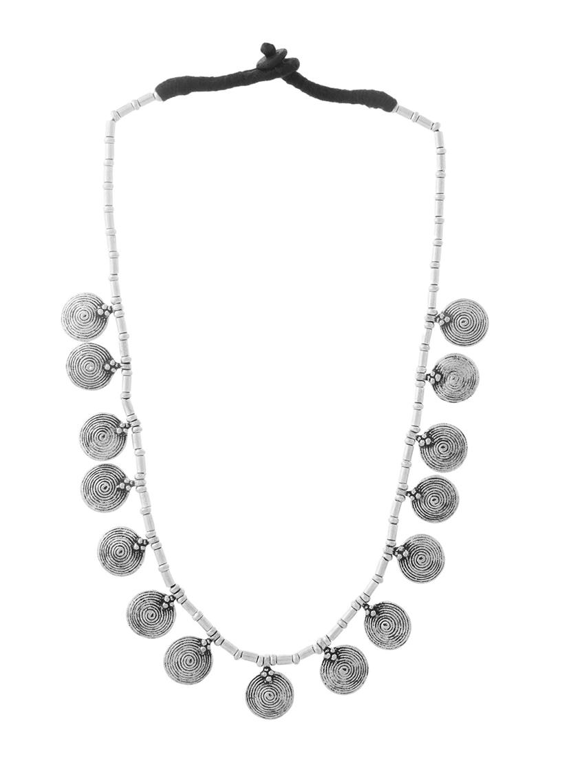 ethnic tribal handmade fashion coin necklace - 21982875 - Standard Image - 1