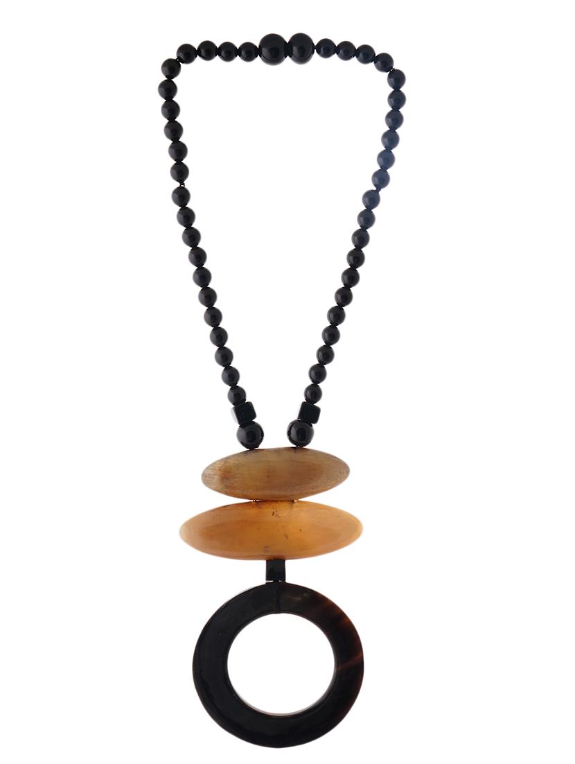 women handmade resin beaded necklace - 21982880 - Standard Image - 1
