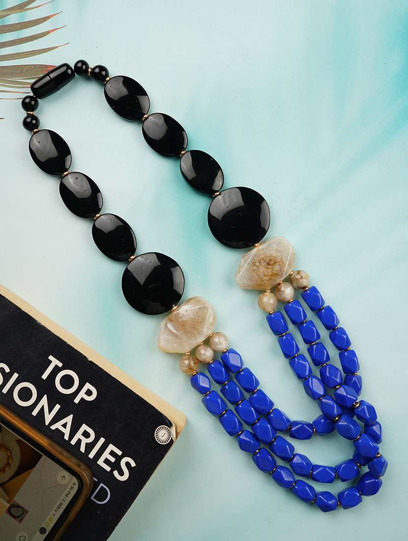 women resin beaded fashion necklace - 21982891 - Zoom Image - 0