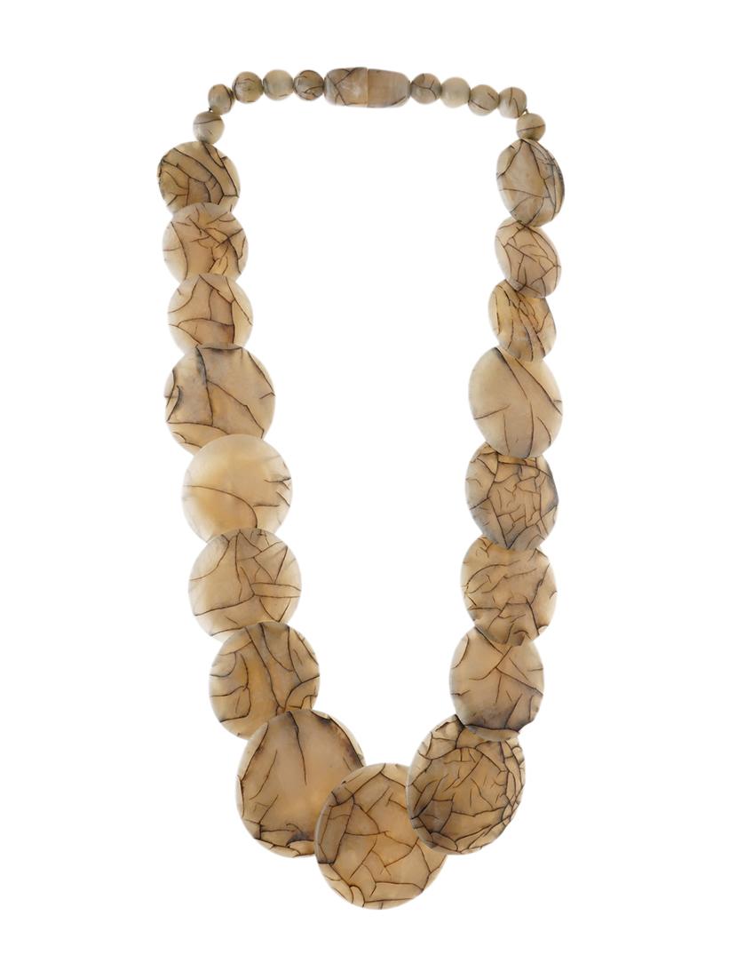 ethnic tribal handmade resin beaded fashion necklace - 21982906 -  Standard Image - 1