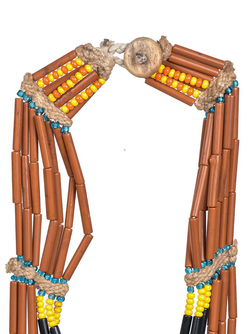 ethnic naga tribal handmade resin beaded fashion necklace - 21982918 - Standard Image - 4