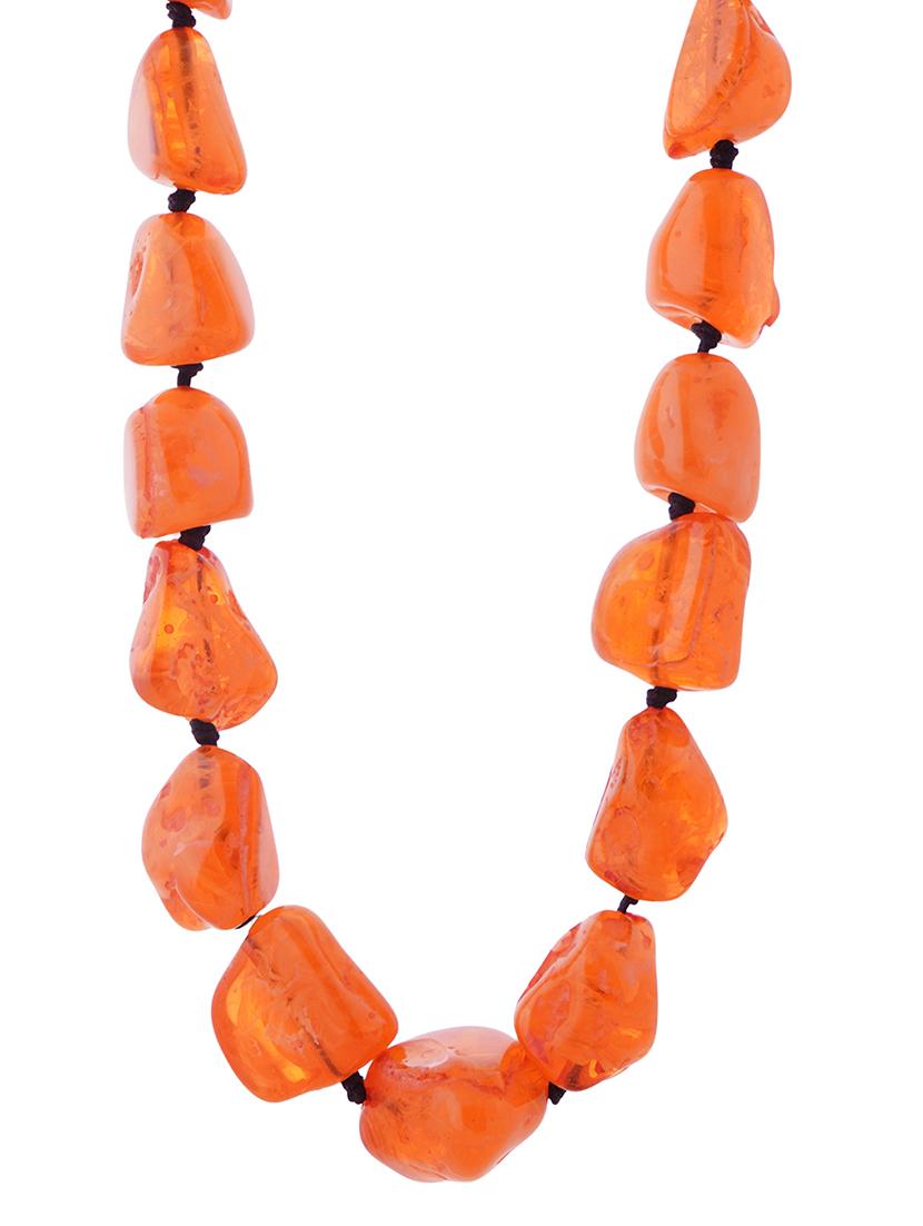 ethnic tribal handmade resin beaded fashion necklace - 21982925 - Standard Image - 1