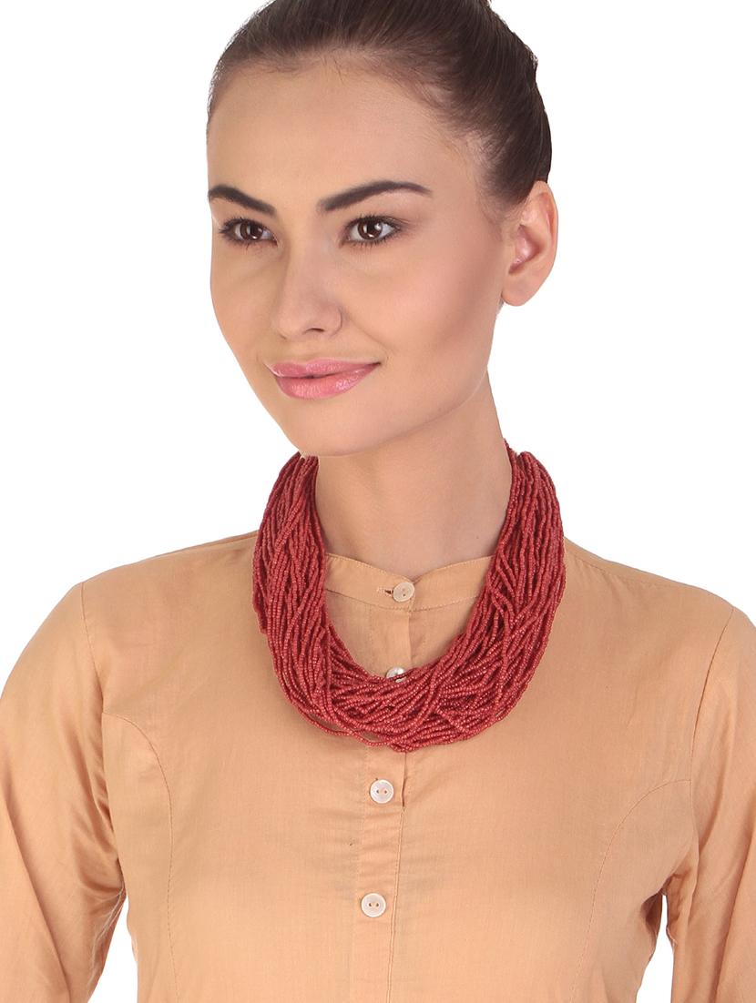 ethnic tribal handmade resin beaded fashion necklace - 21982927 -  Standard Image - 1