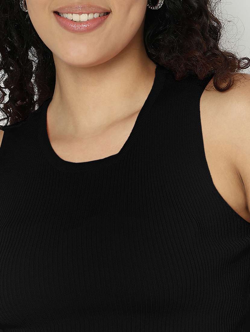 women solid top and skirt co-ord set - 21982967 -  Standard Image - 6