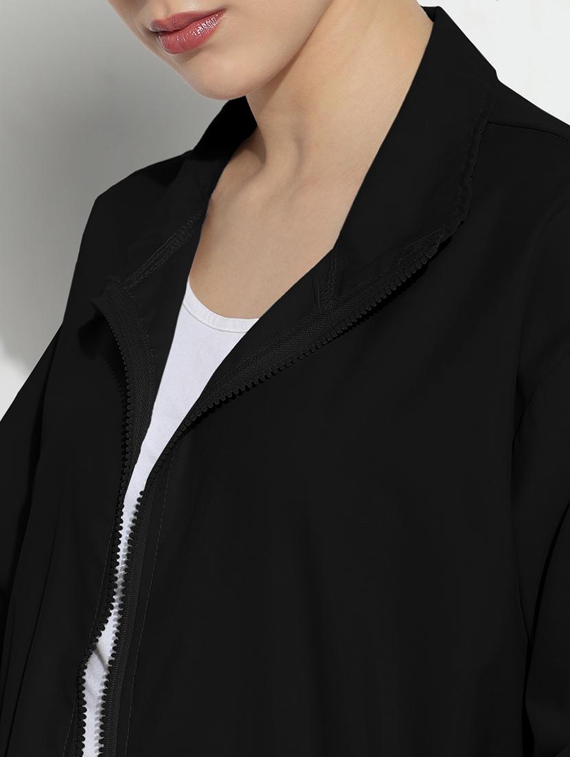 women tapered long sleeve stand collar jacket - 21983012 - Standard Image - 4