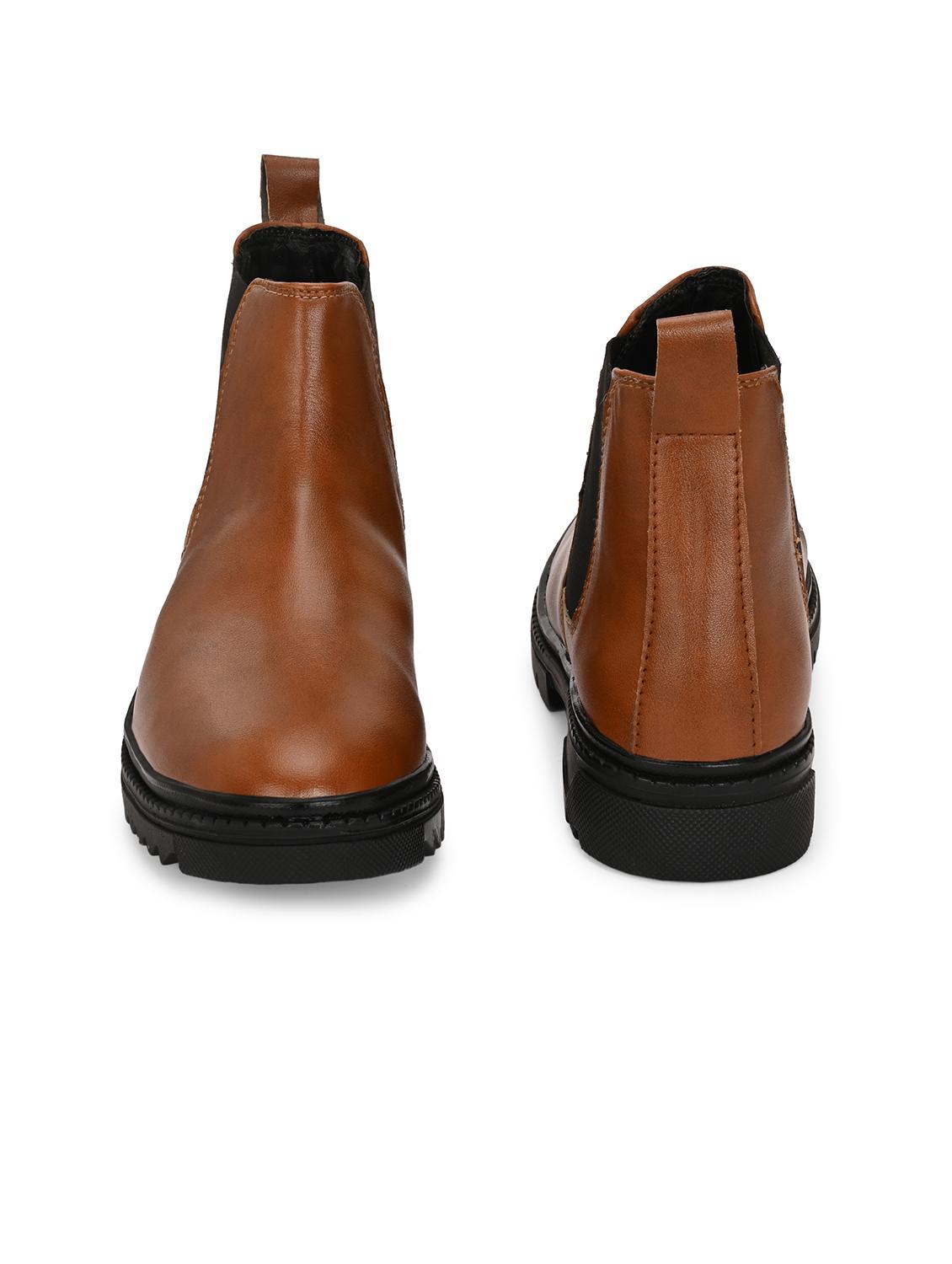 men tan high ankle boot - 21983058 - Standard Image - 4