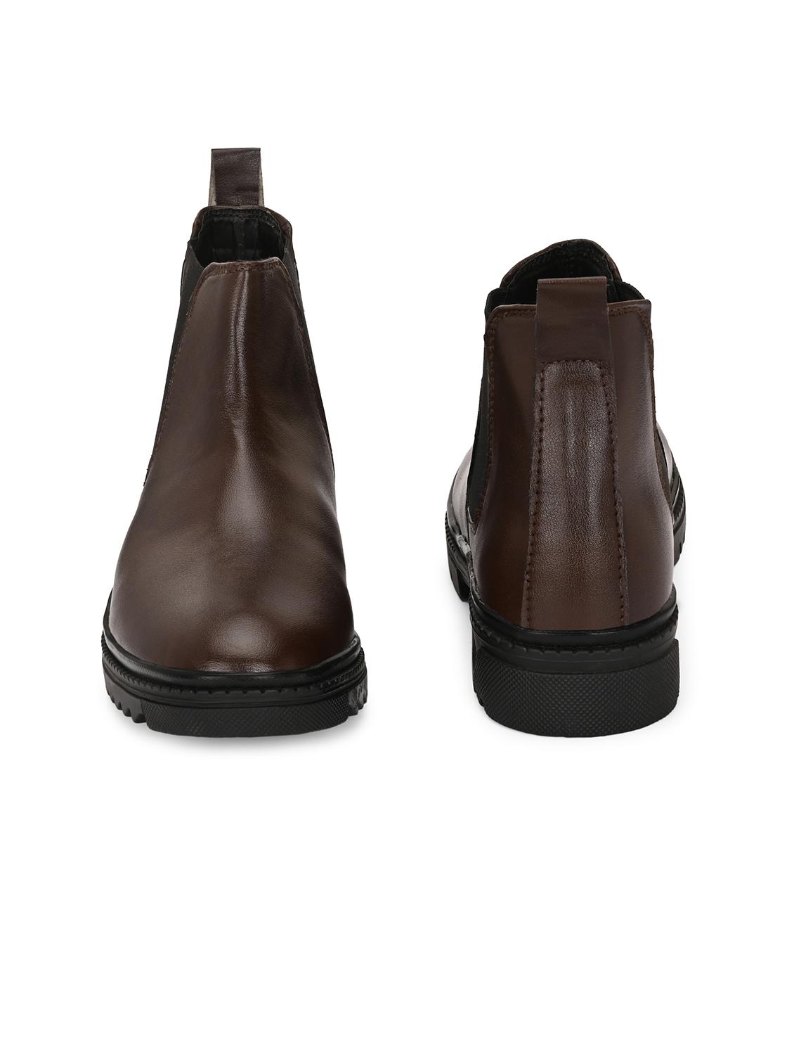 men brown high ankle boot - 21983059 - Standard Image - 4