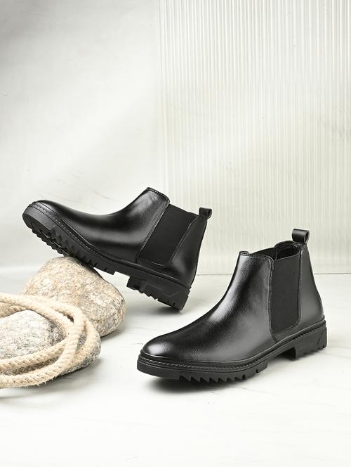 men black high ankle boot - 21983060 -  Standard Image - 0