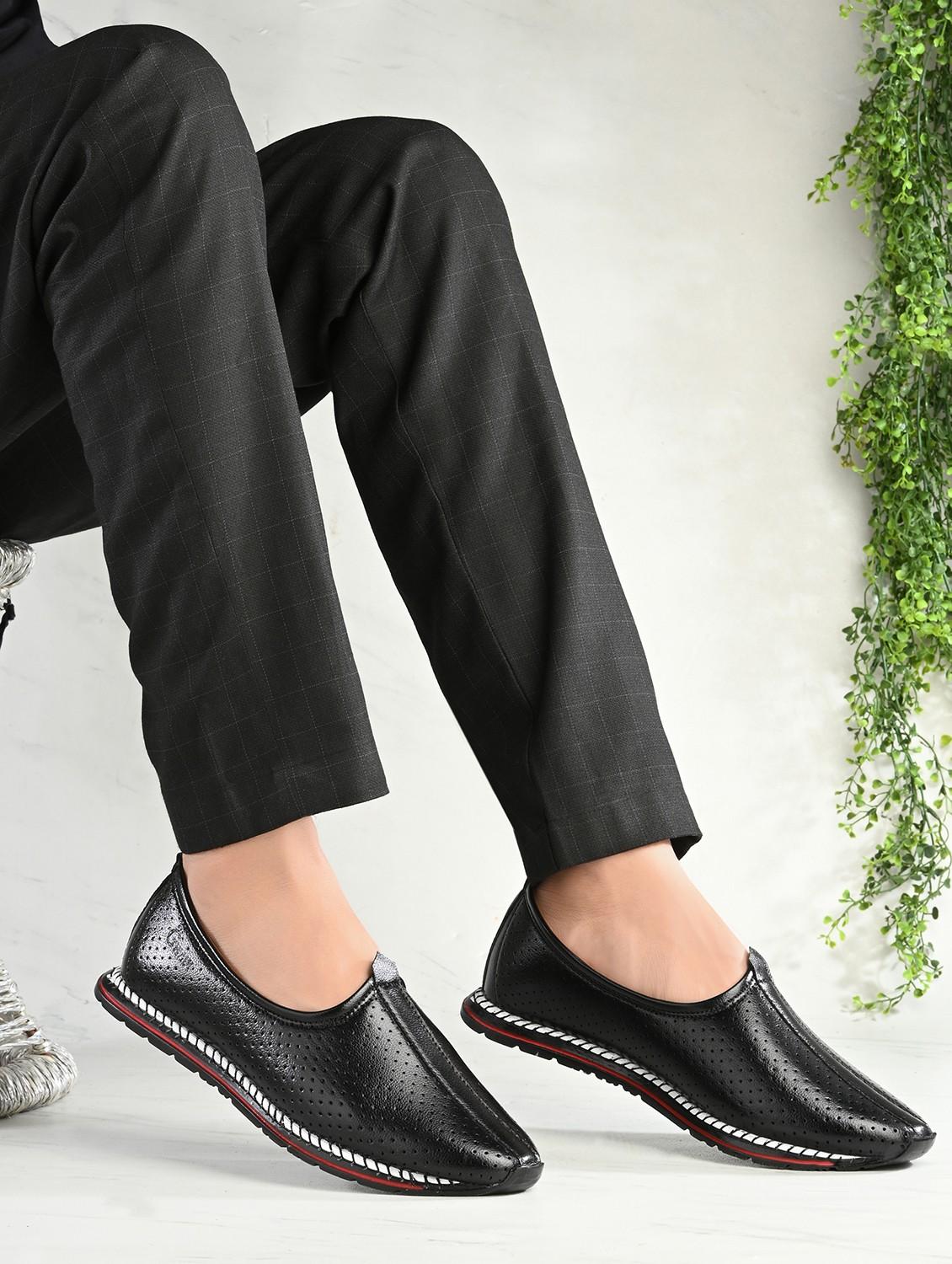 men black slip on juti - 21983063 - Standard Image - 1