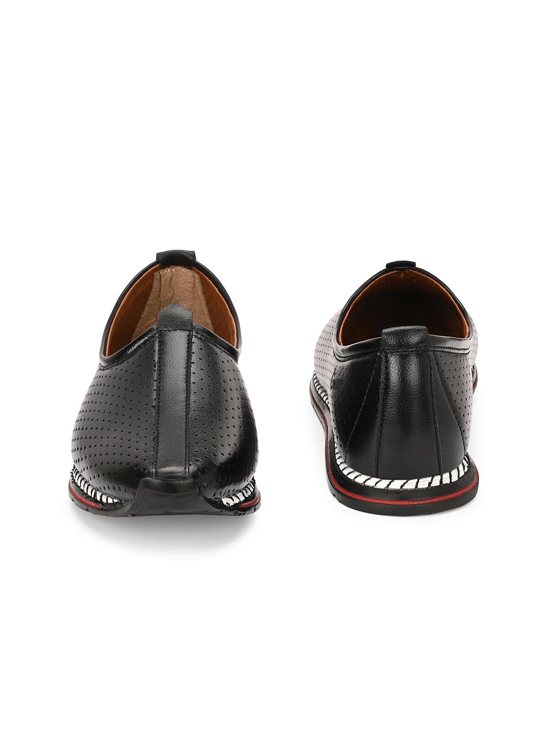 men black slip on juti - 21983063 - Standard Image - 4