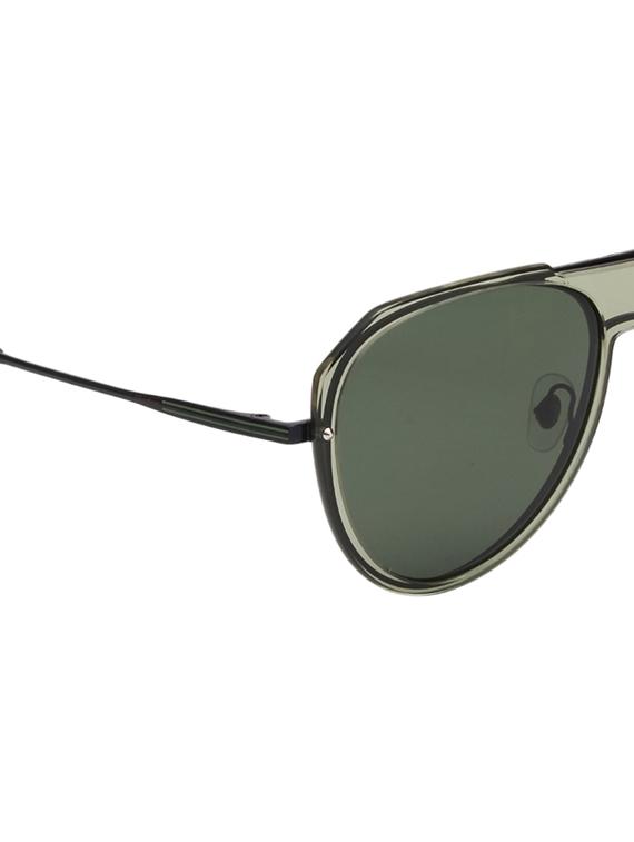 ted smith unisex green aviator metal sunglasses with polarised lens - 21983073 - Standard Image - 4