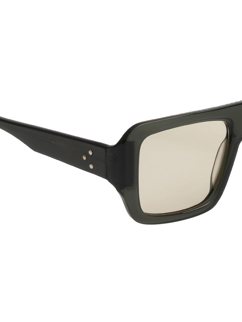 ted smith unisex green-brown aviator luxury acetate sunglasses with polarised lens - 21983076 - Standard Image - 4