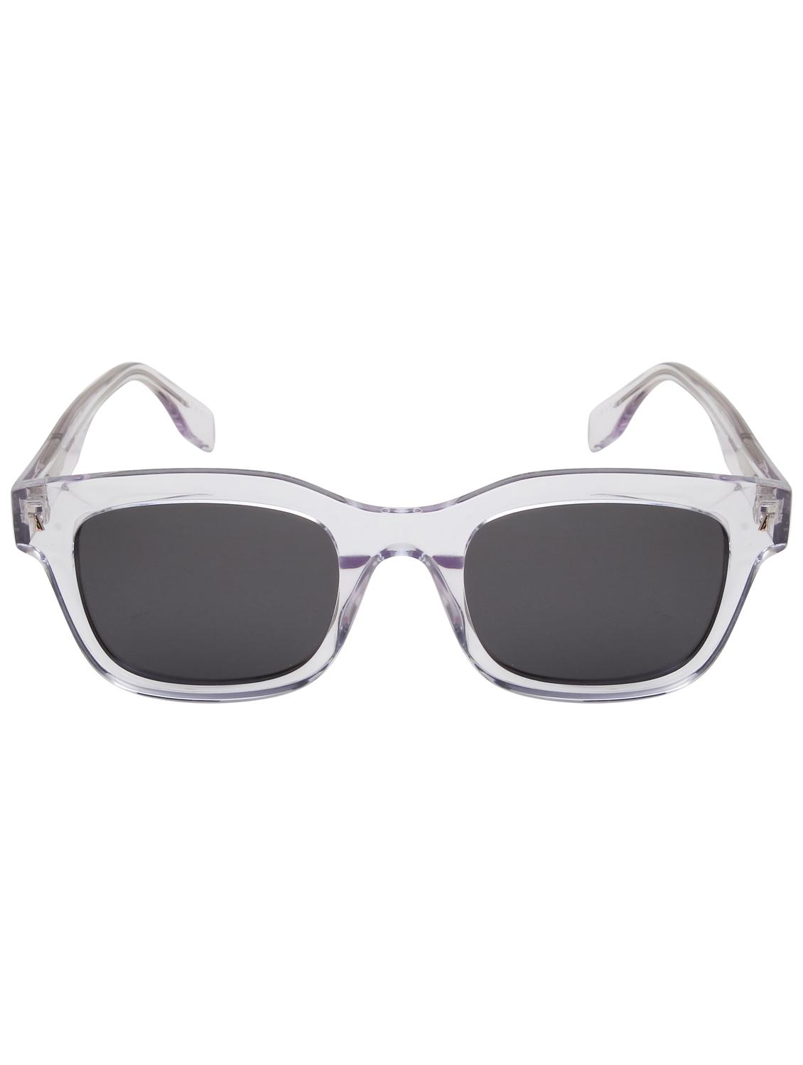 ted smith unisex crystal-black wayfarer premium acetate sunglasses with polarised lens - 21983080 -  Standard Image - 1
