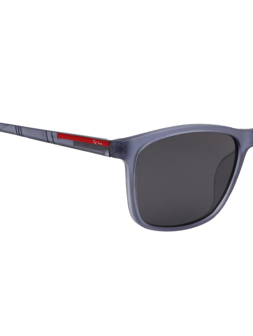 ted smith unisex blue-black sports sunglasses with polarised lens - 21983082 - Standard Image - 4