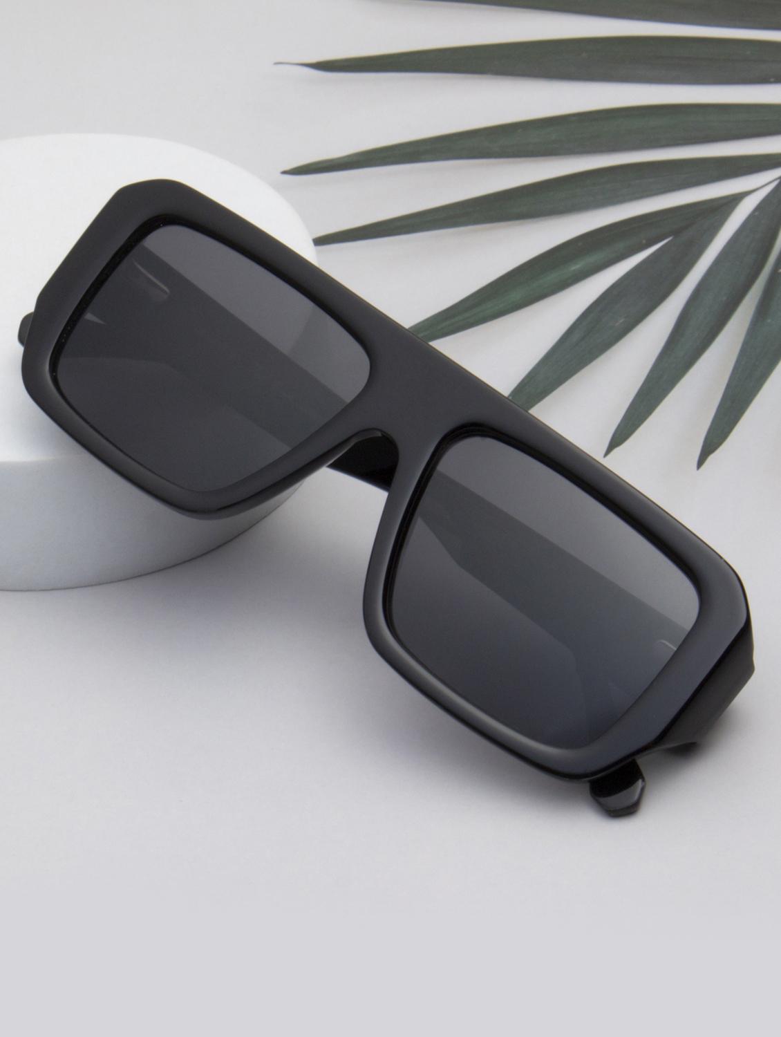 ted smith unisex black aviator luxury acetate sunglasses with polarised lens - 21983083 -  Zoom Image - 0