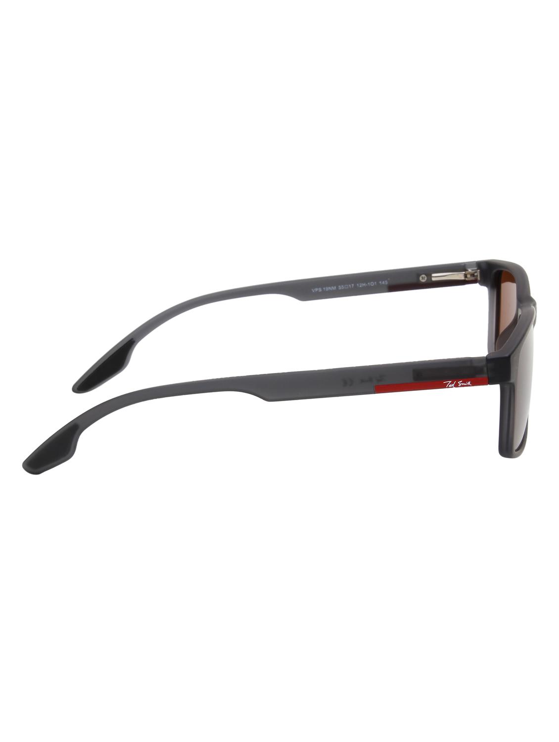 ted smith unisex brown sports sunglasses with polarised lens - 21983085 - Standard Image - 4