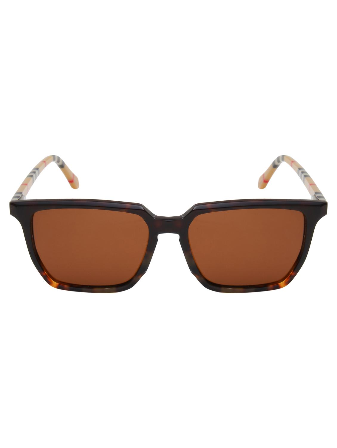 ted smith unisex brown wayfarer premium acetate sunglasses with polarised lens - 21983086 - Standard Image - 1