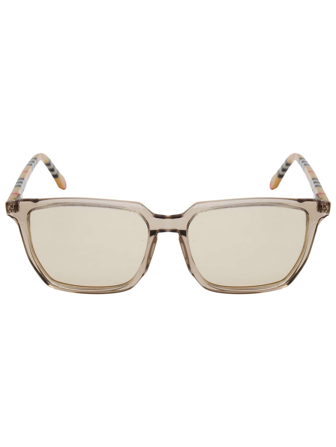 ted smith unisex light brown wayfarer premium acetate sunglasses with polarised lens - 21983087 -  Standard Image - 1