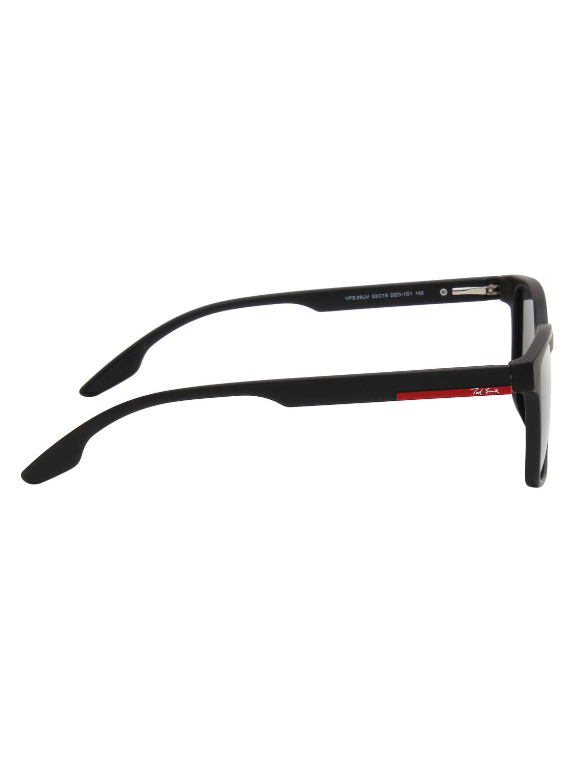 ted smith unisex black sports sunglasses with polarised lens - 21983089 - Standard Image - 4