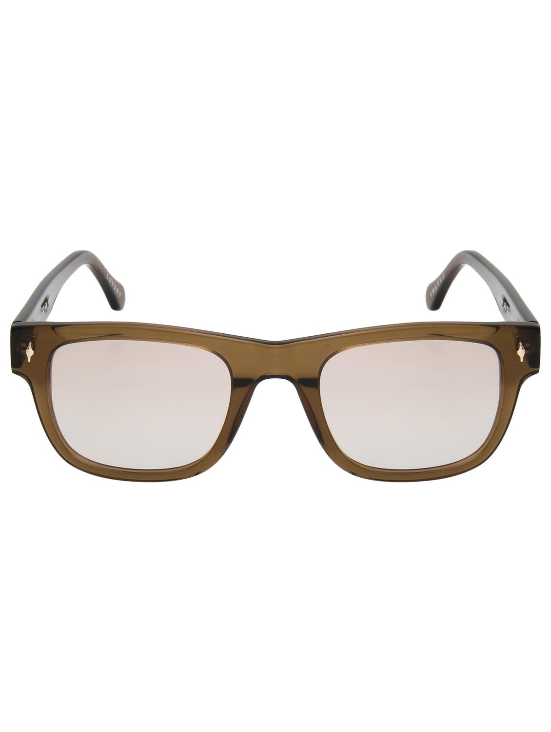 ted smith unisex brown wayfarer premium acetate sunglasses with polarised lens - 21983091 - Standard Image - 1