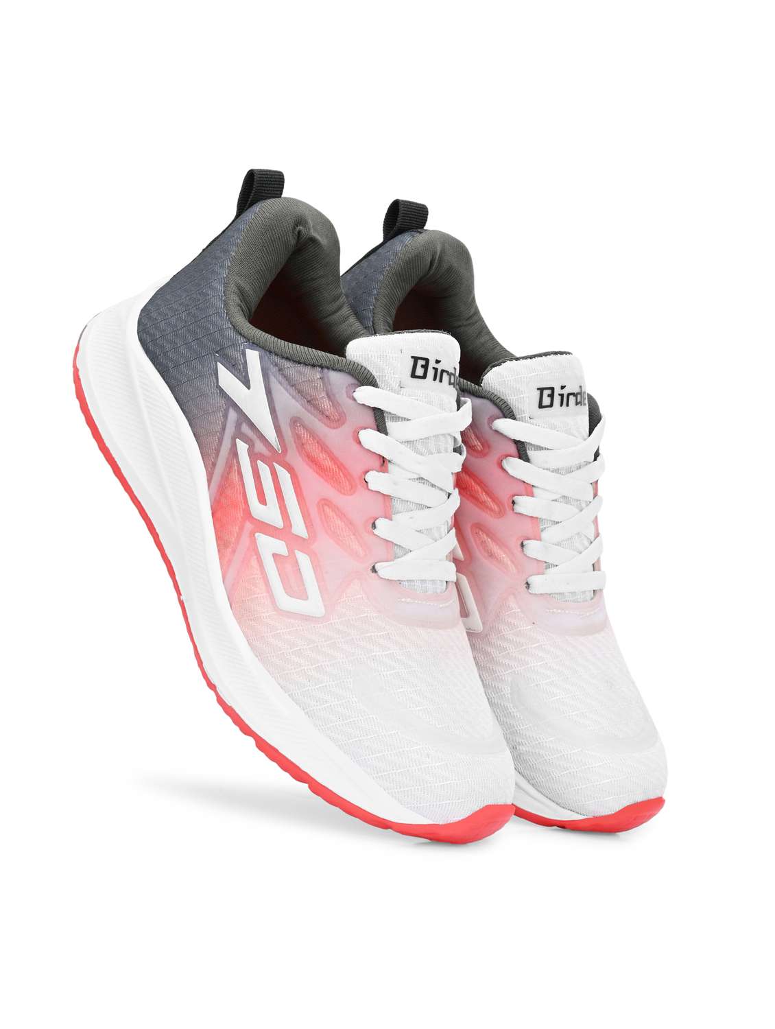 men red lace up sport shoe - 21983103 -  Standard Image - 1