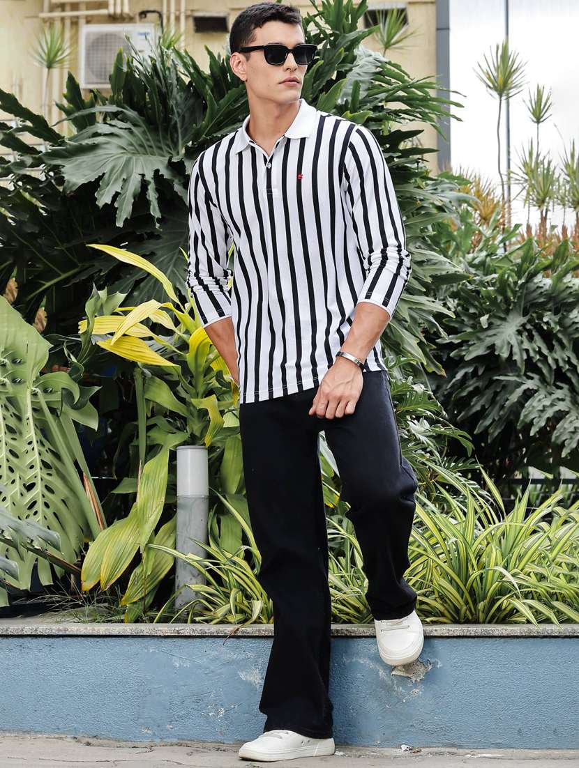 men striped long sleeve regular fit t- shirt - 21983105 -  Standard Image - 6