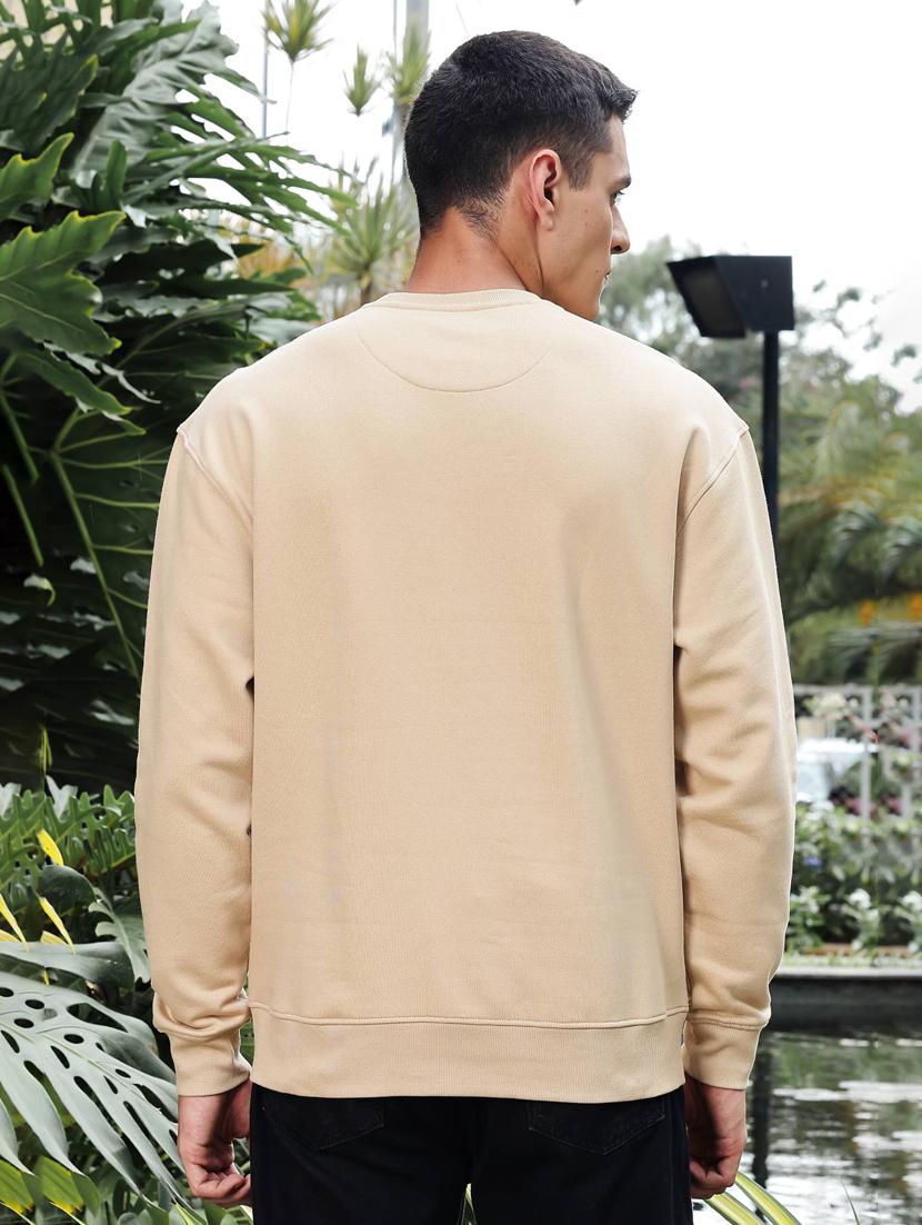 men solid long sleeve regular fit sweatshirt - 21983113 - Standard Image - 4