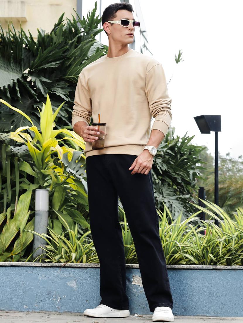 men solid long sleeve regular fit sweatshirt - 21983113 - Standard Image - 6