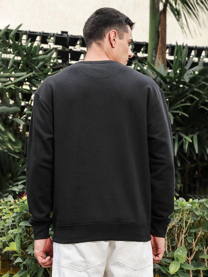 men solid long sleeve regular fit sweatshirt - 21983114 - Standard Image - 4