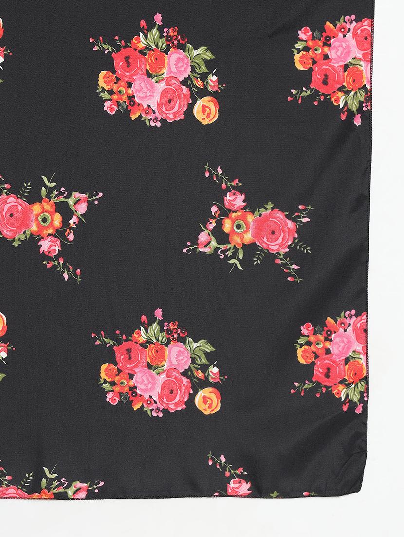 women floral print anarkali kurta and dupatta set - 21983148 - Standard Image - 4