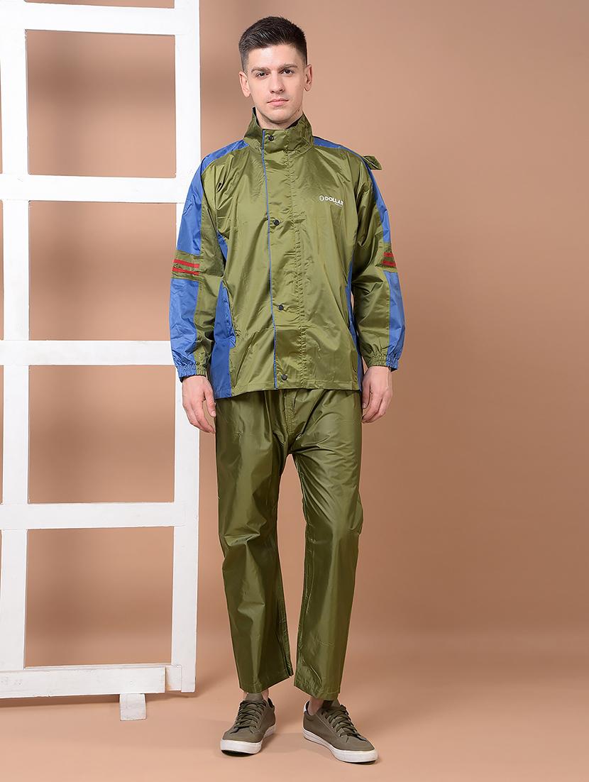 men color block long sleeve rain suit set - 21983187 - Standard Image - 1