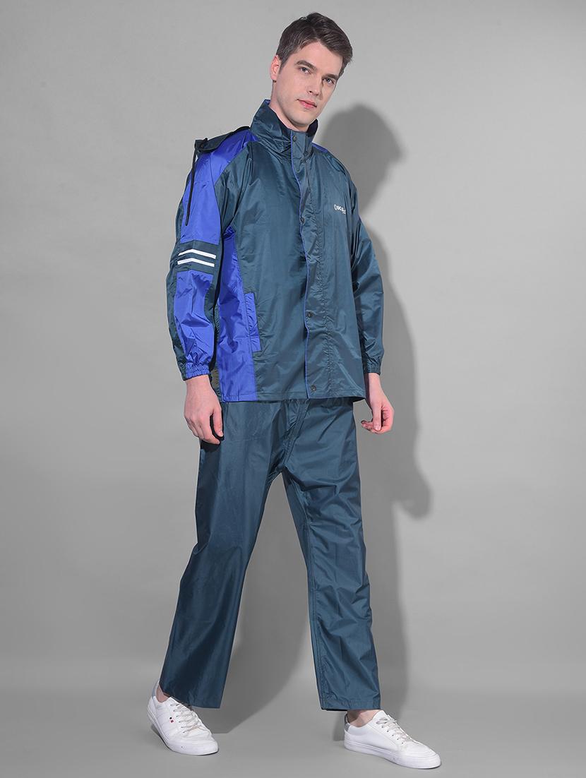 men color block long sleeve rain suit set  - 21983199 -  Standard Image - 1