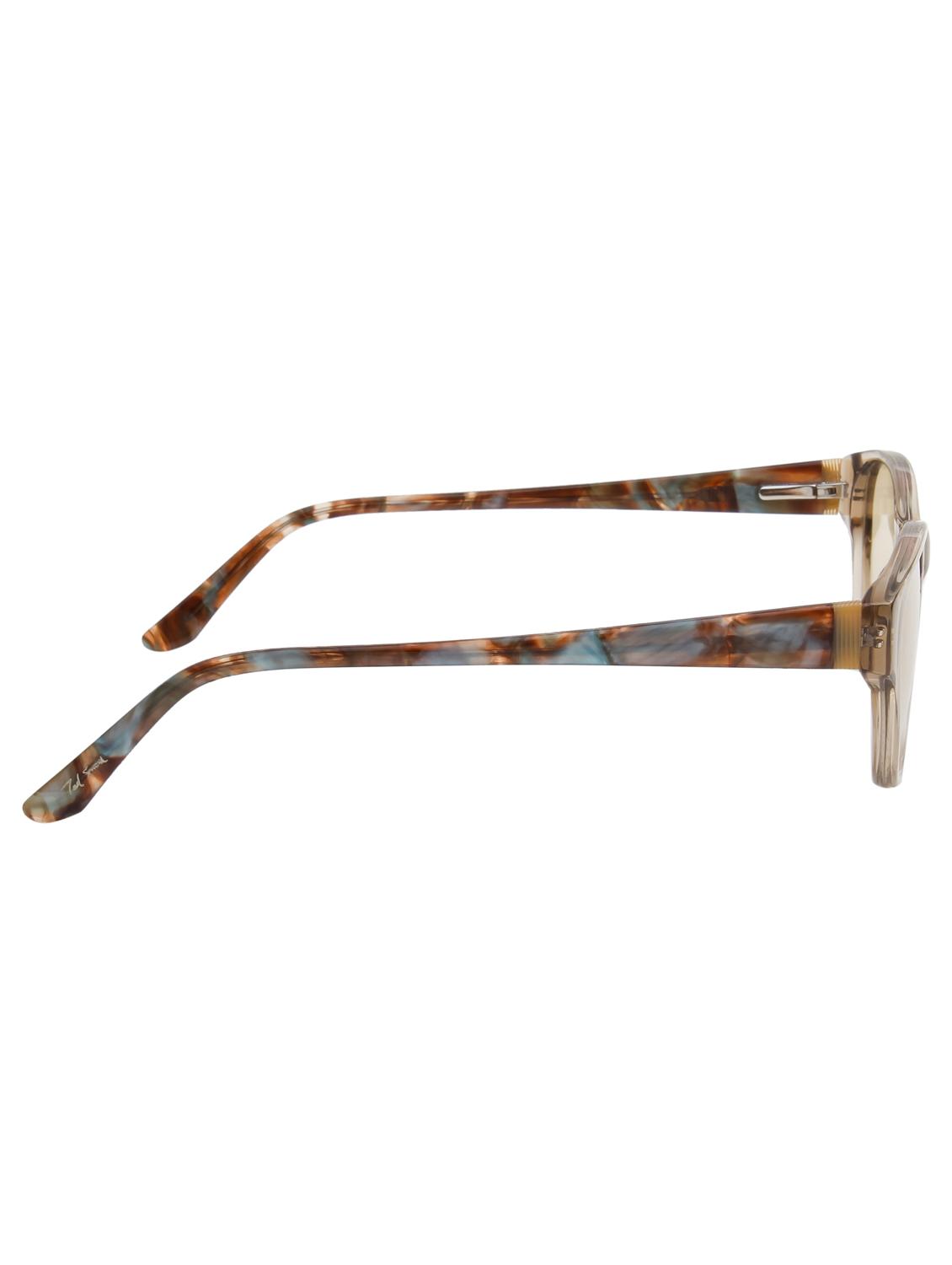ted smith women brown cat eye premium acetate sunglasses with polarised lens - 21983292 - Standard Image - 4
