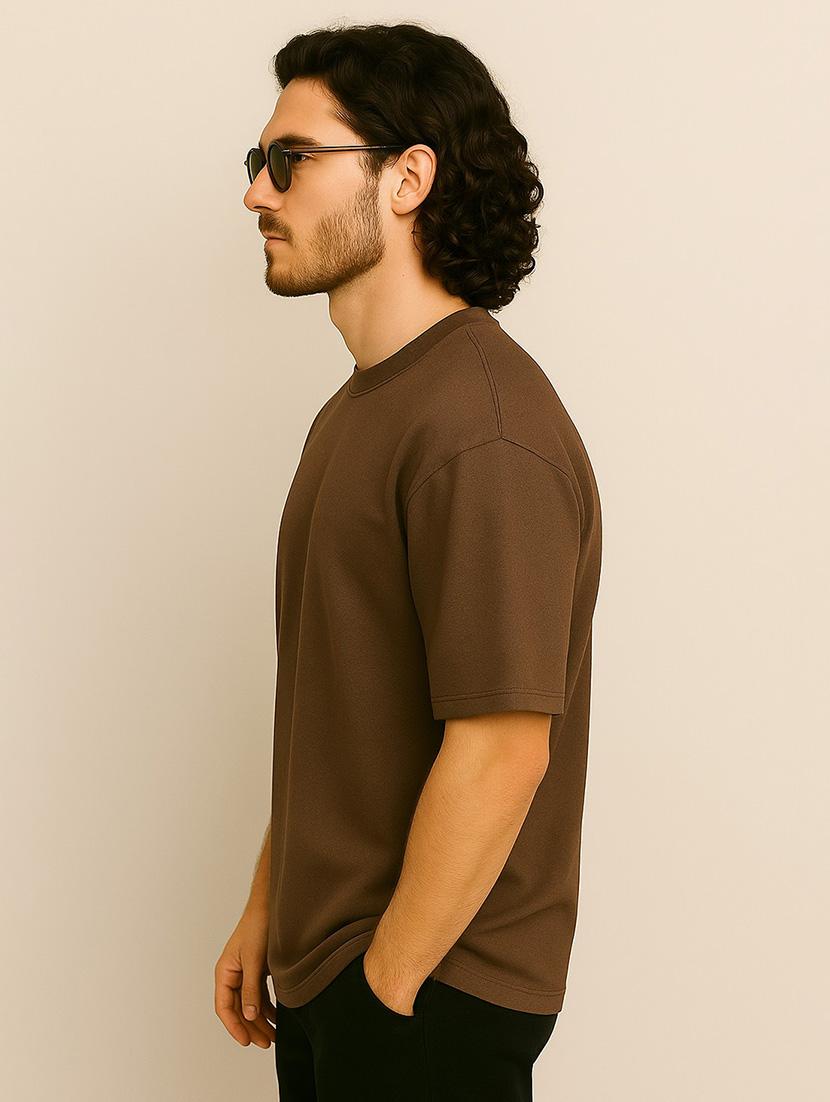 men solid short sleeve oversized t-shirt - 21983432 -  Standard Image - 1