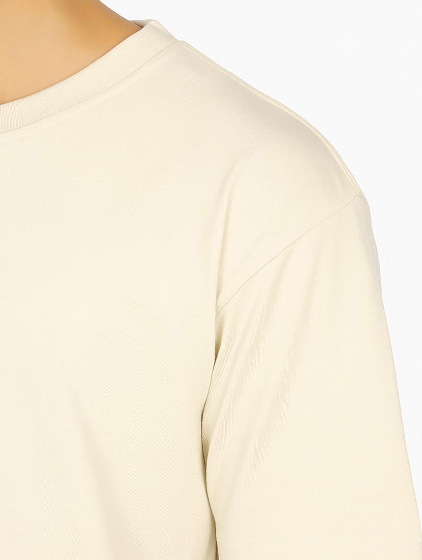men solid short sleeve oversized t-shirt - 21983434 - Standard Image - 4