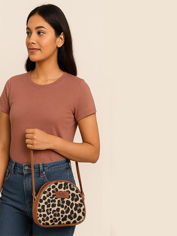 women animal print sling crossbody bag - 21983506 - Standard Image - 1
