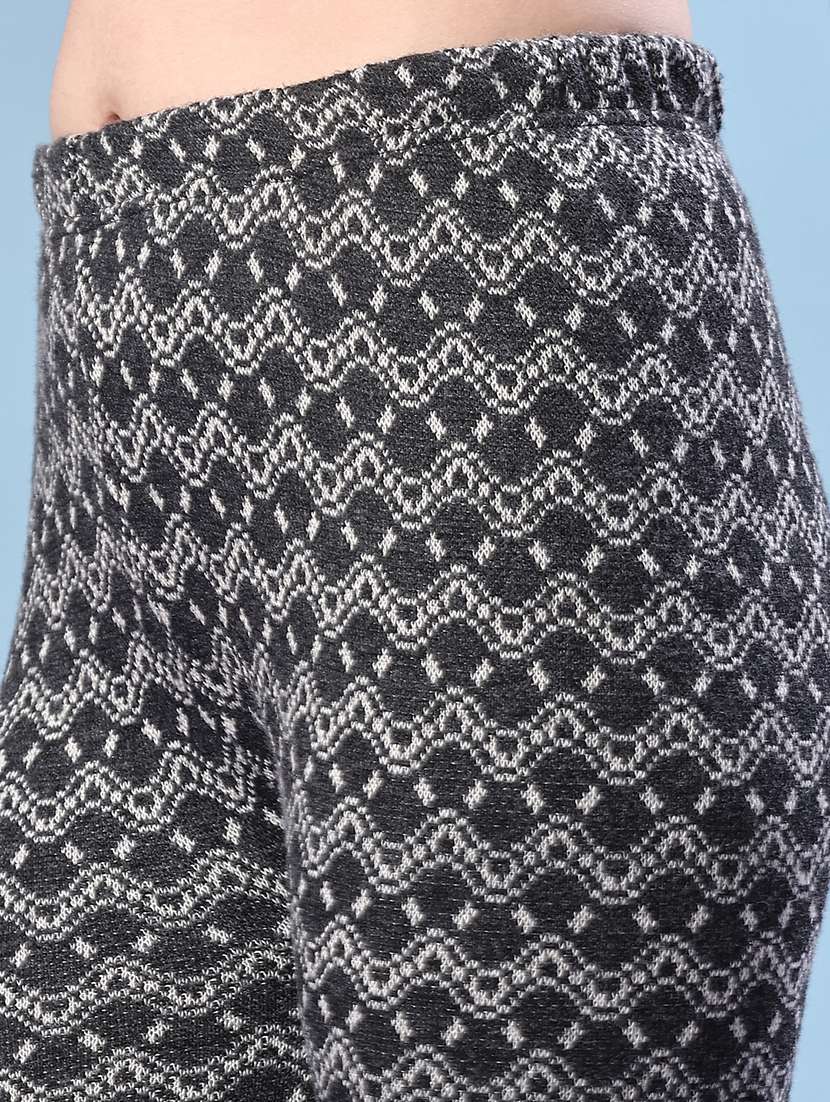 women self design ankle length woolen leggings - 21983532 -  Standard Image - 6