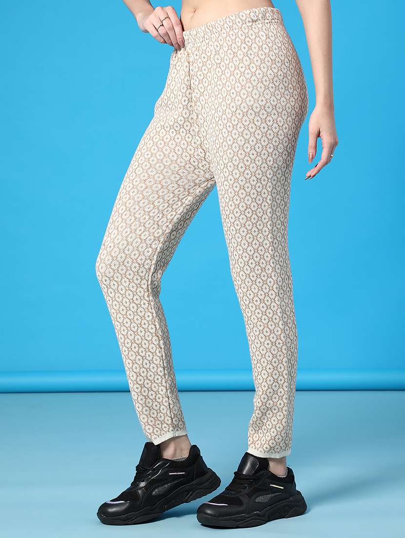 women printed mid rise legging - 21983535 -  Standard Image - 1