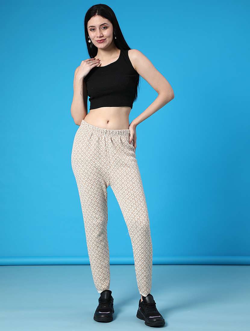 women printed mid rise legging - 21983535 -  Standard Image - 4